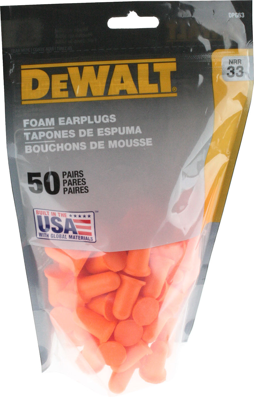 Disposable Foam Earplugs Uncorded