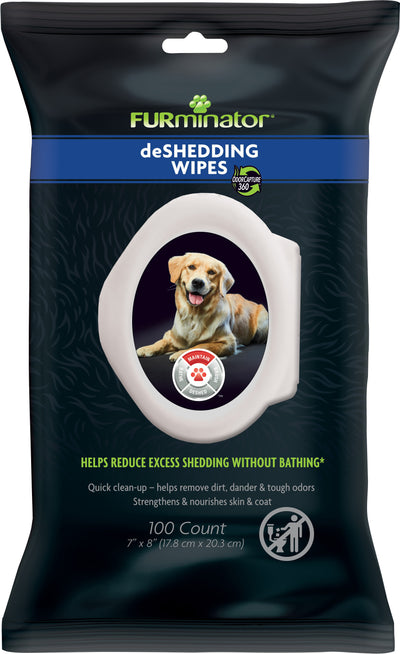 Furminator De-Shed Wipes Dog