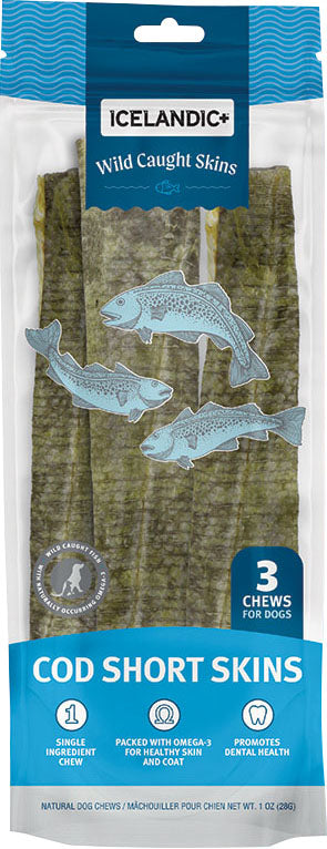 Icelandic+ Short Cod Skin Strips