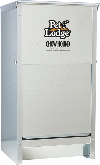 Pet Lodge Chow Hound Galvanized Dog Feeder