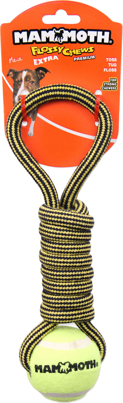 Mammoth Extra Twister Pull Tug W/ Tennis Ball