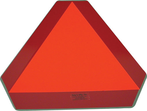 Slow Moving Vehicle Sign Metal Regular Tape