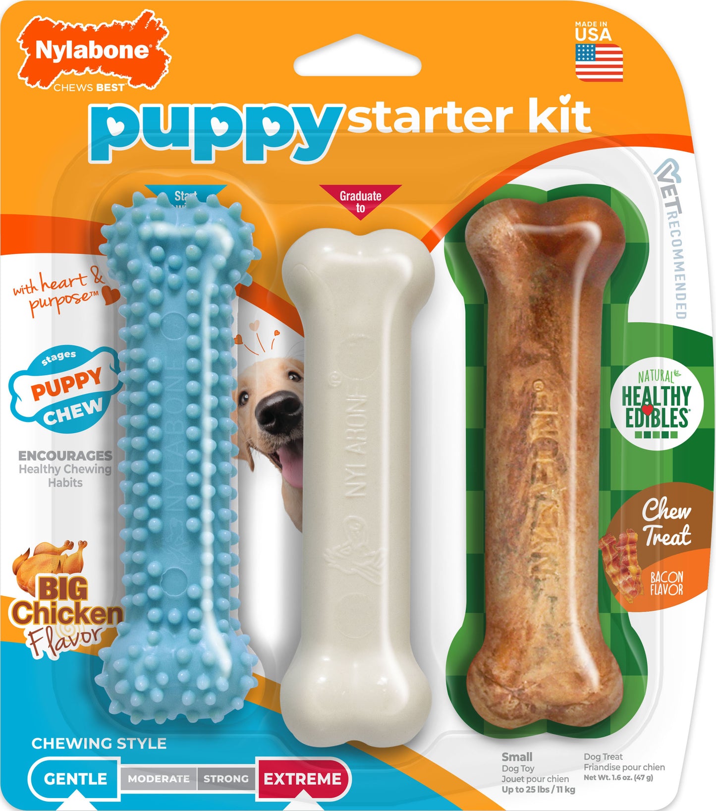 Nylabone Puppy Chew Variety Pack
