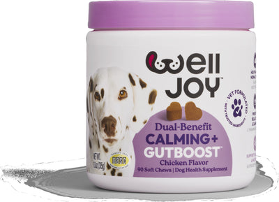Welljoy Calming + Gutboost Dog Supplement