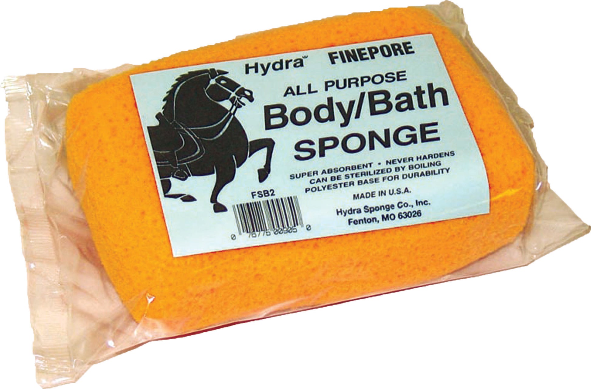 Hydra Fine Pore All Purpose Body Sponge For Horses