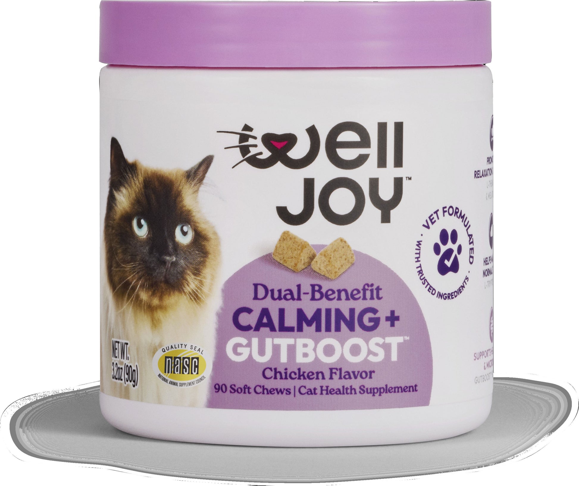 Welljoy Calming + Gutboost Cat Supplement