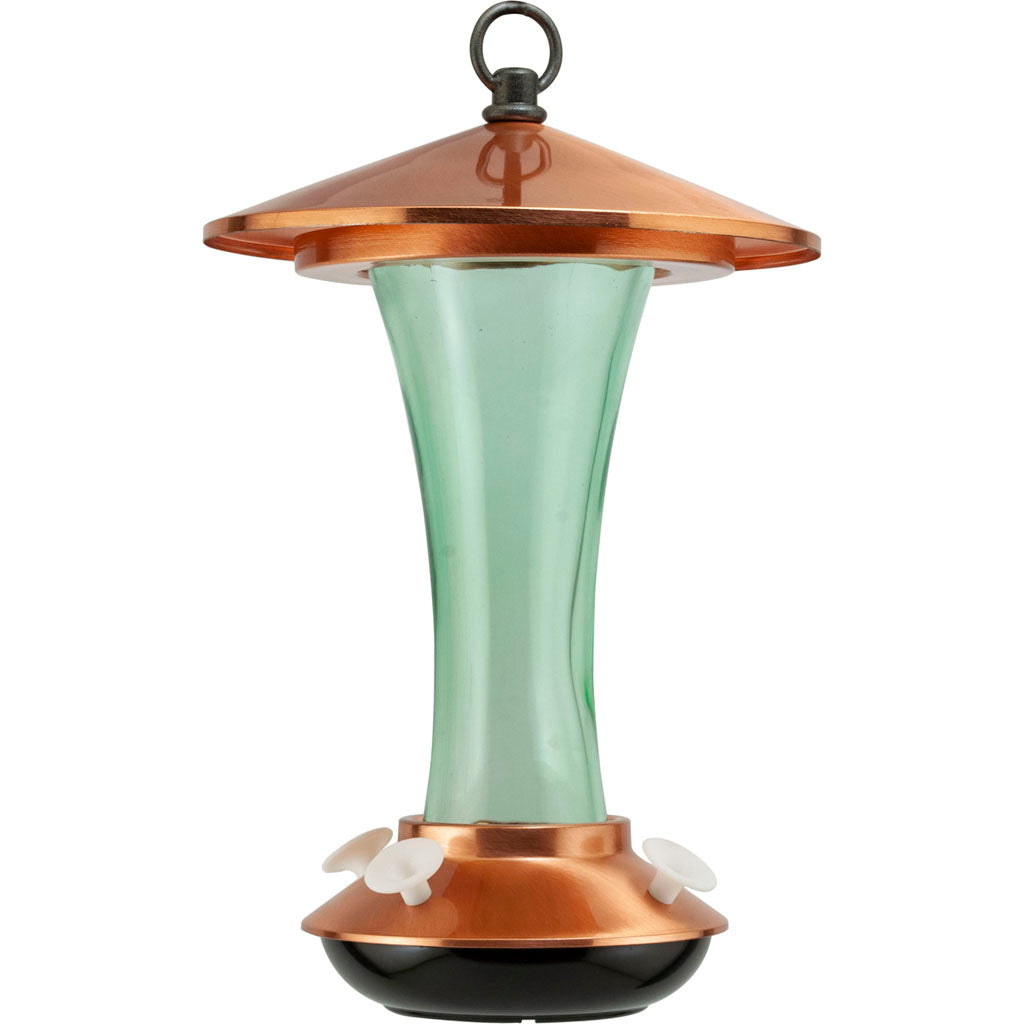 Mid-Century Coppertop Hummingbird Feeder