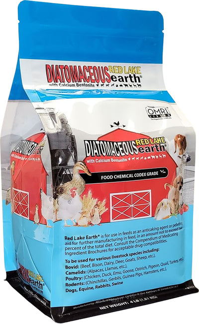 Red Lake Diatomaceous Earth W/Calcium Bentonite