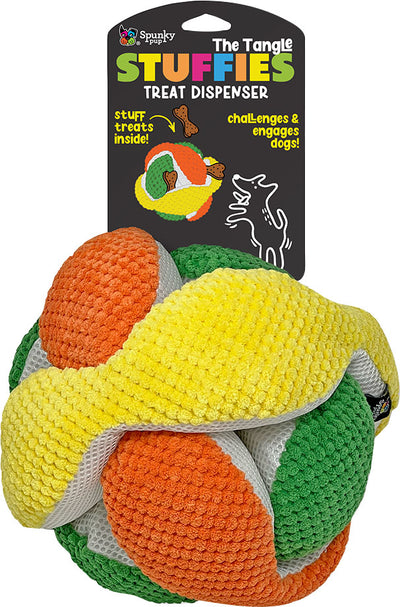 Spunkypup Stuffies Plush Treat-Dispenser Tangle