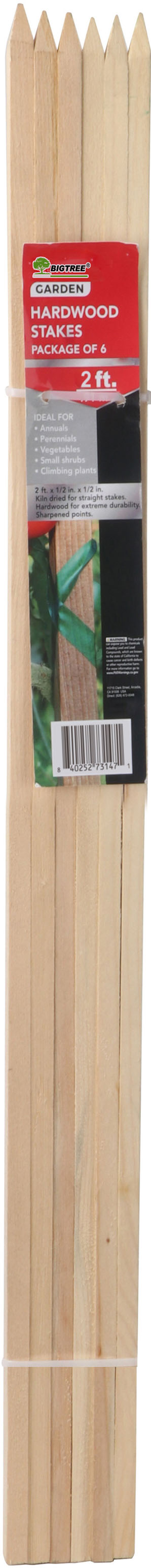 Big Tree Packaged Hardwood Stakes