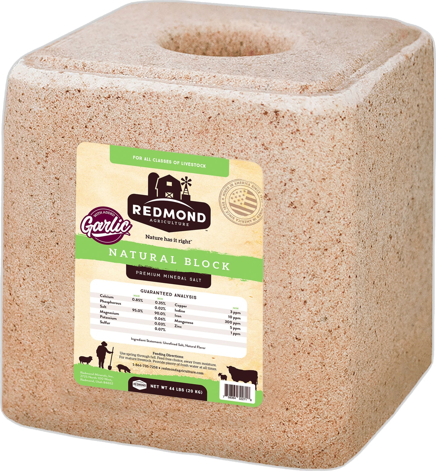 Redmond Natural Mineral Block With Garlic