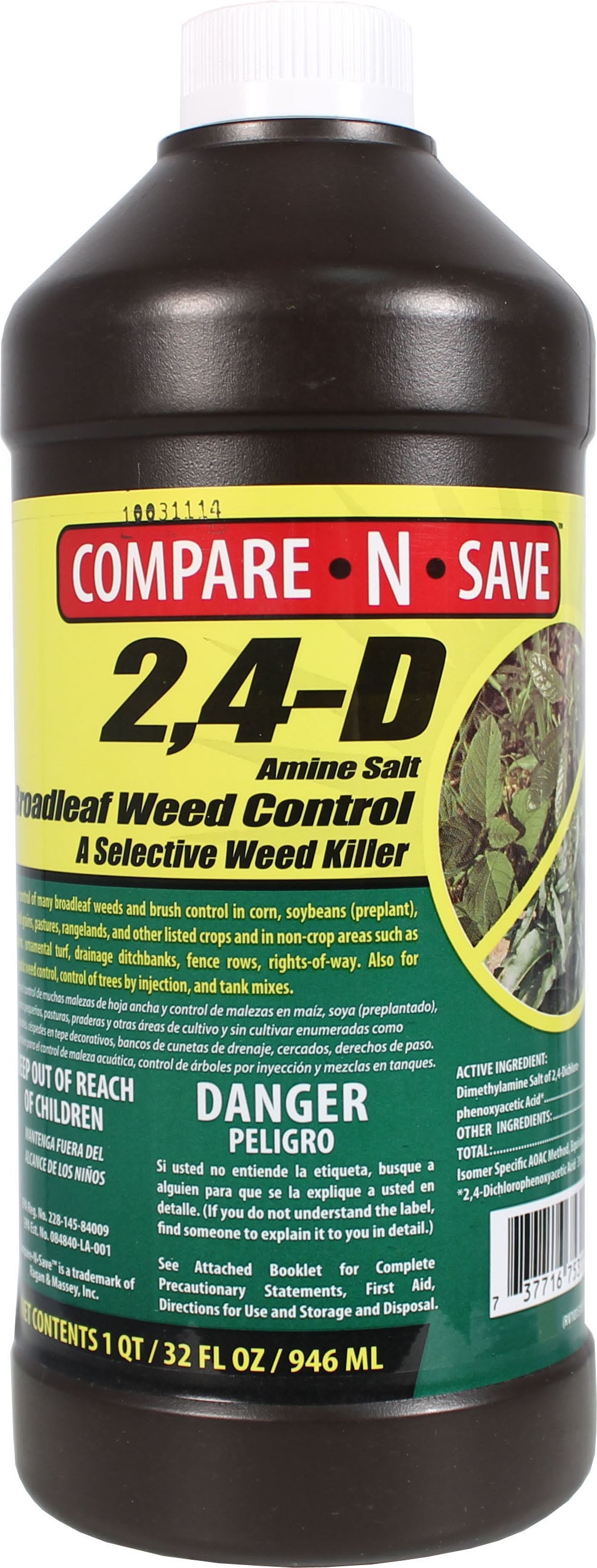 Compare-N-Save 2 4-D Amine Broadleaf Weed Killer
