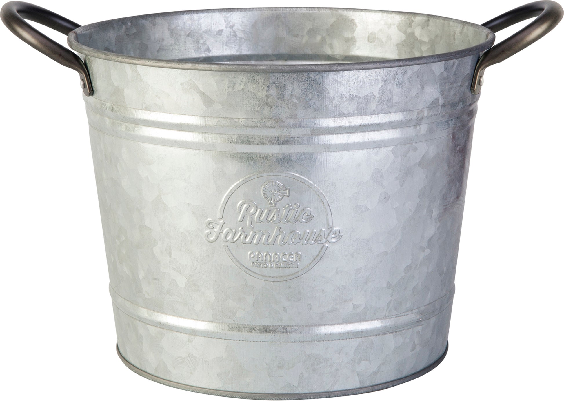 Rustic Farmhouse Washtub Planter Galvanized