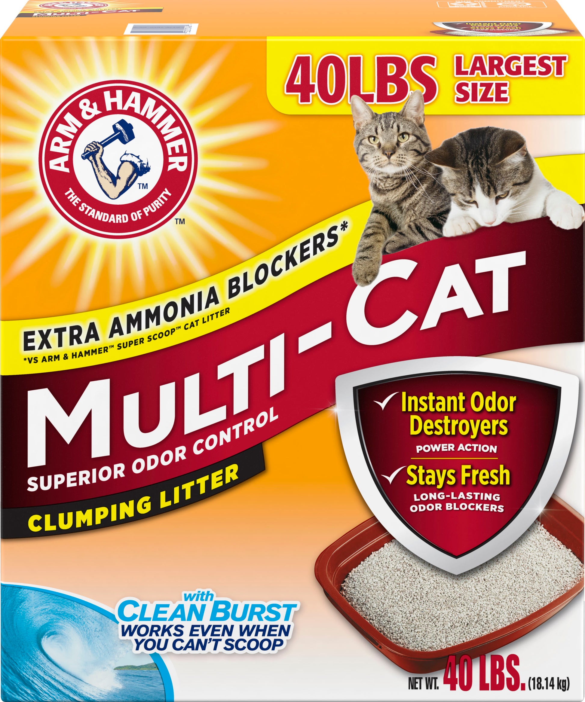 Arm & Hammer Multi-Cat Clumping Litter