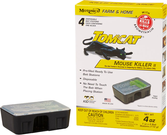 Tomcat Mouse Killer Ii Disposable Bait Station
