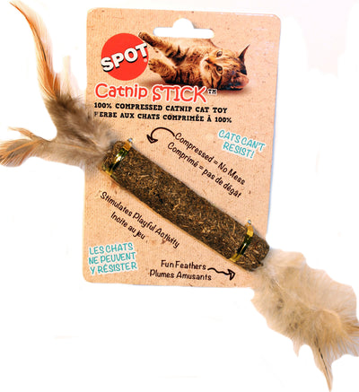 Spot Catnip Stick W/Feathers