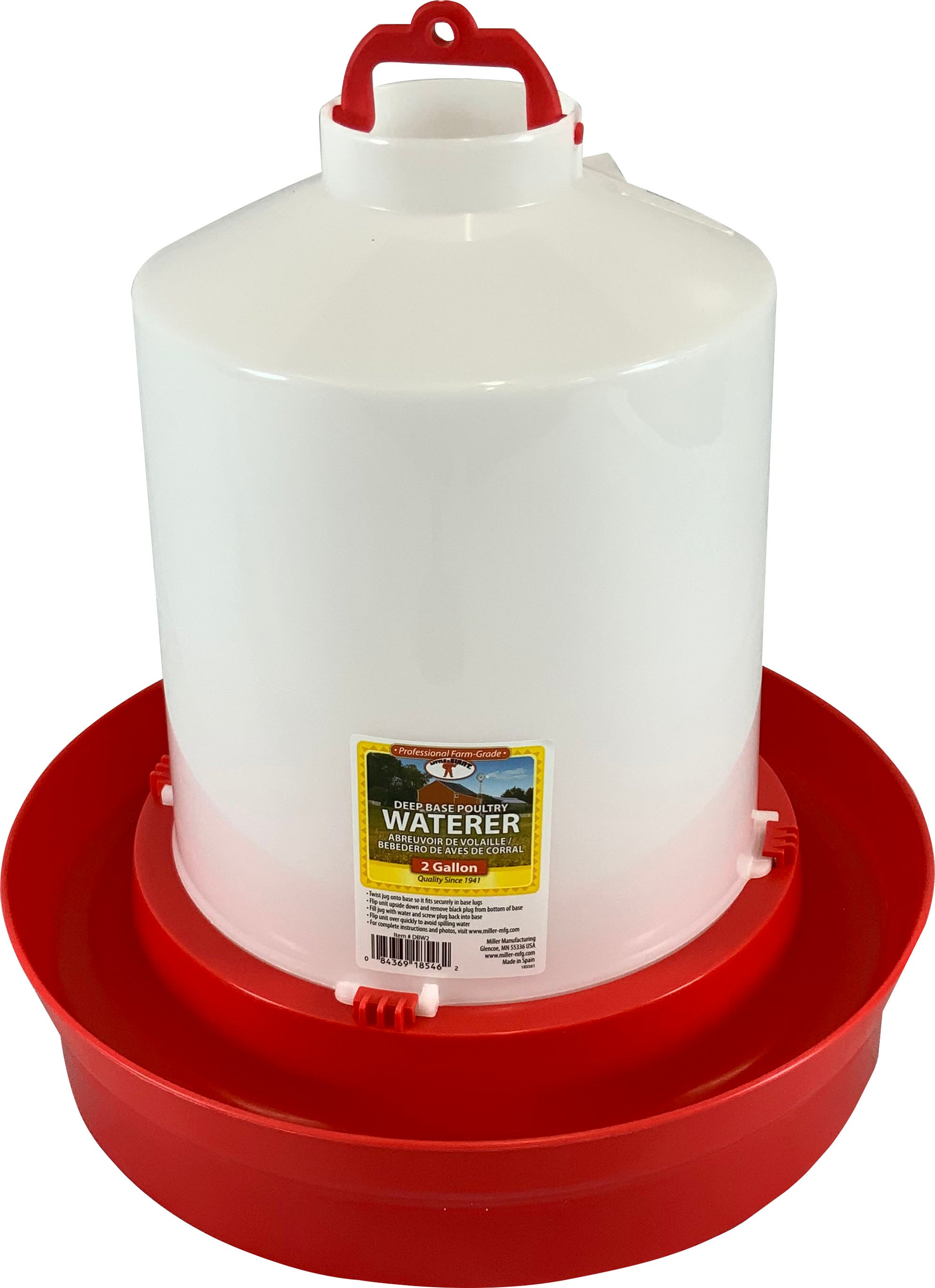 Little Giant Deep Base Poultry Waterer