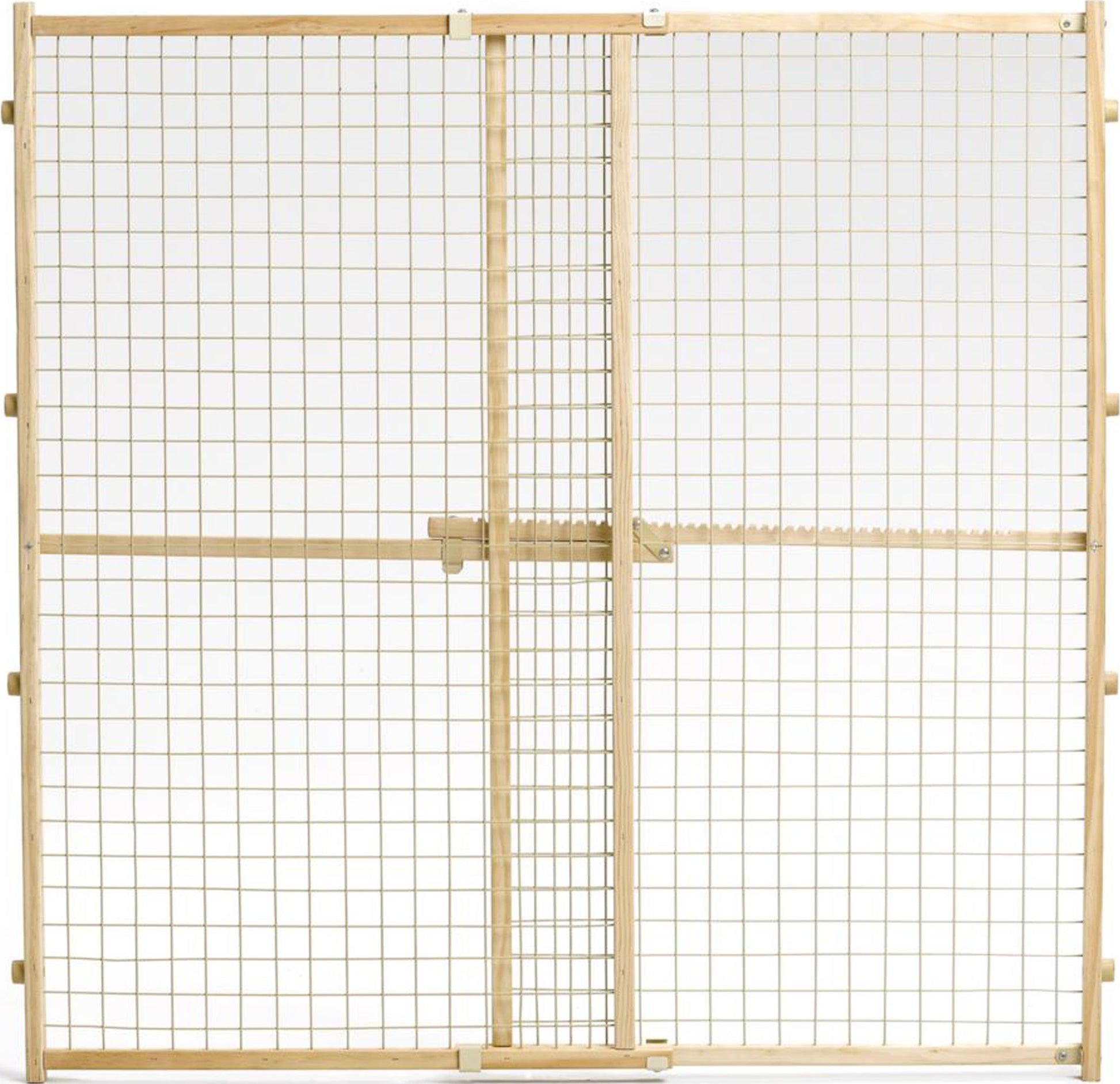 Wood/Wire Mesh Pet Gate