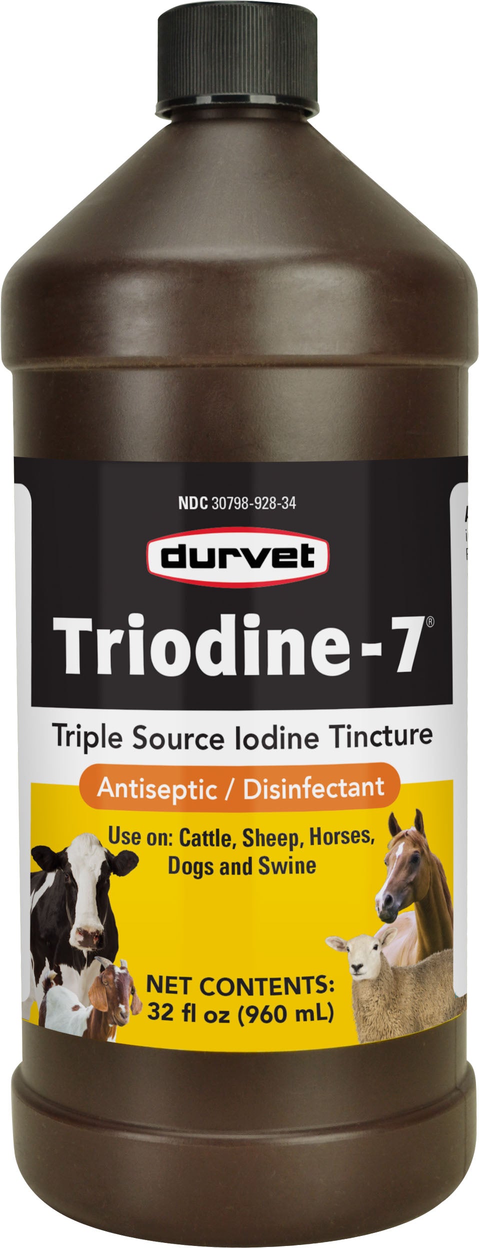 Durvet Triodine-7 Iodine Antiseptic Disinfectant