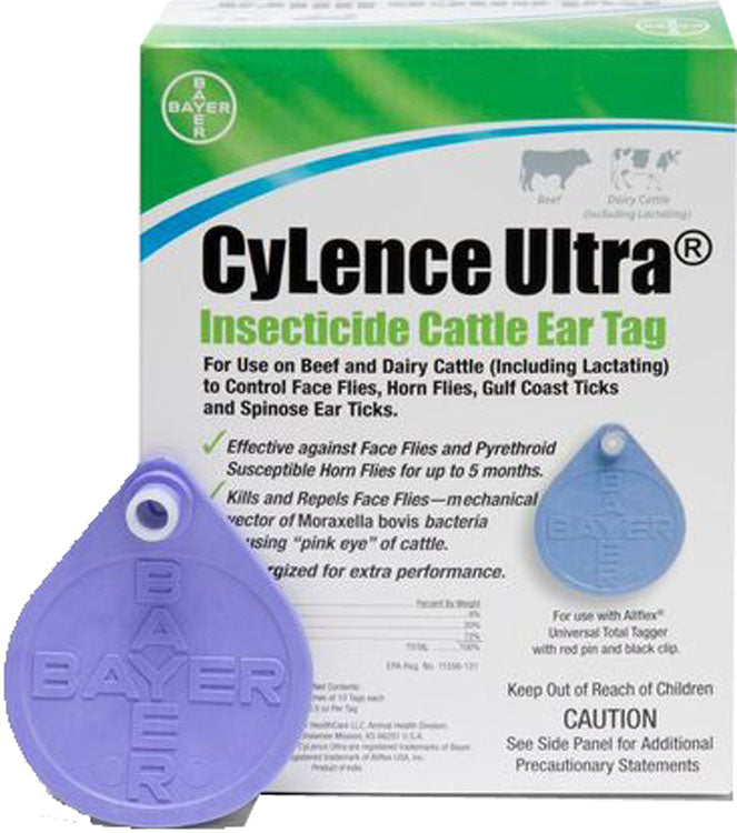 Cylence Ultra Insecticide Cattle Ear Tag