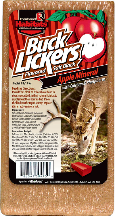 Evolved Buck Lickers Flavored Salt Block