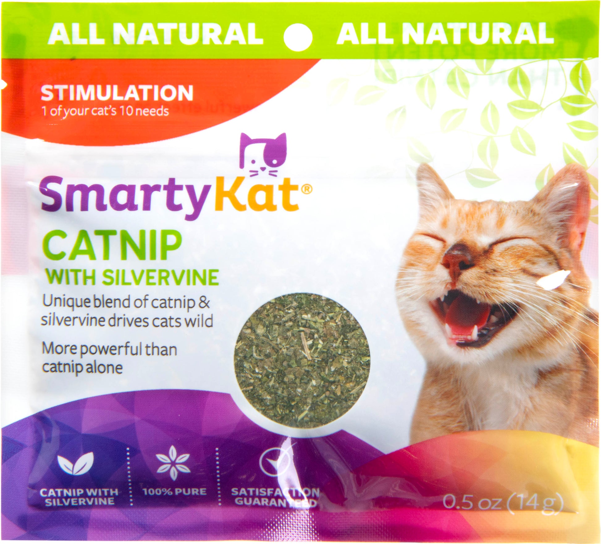 Smartykat Catnip W/ Silvervine Cat Attractant