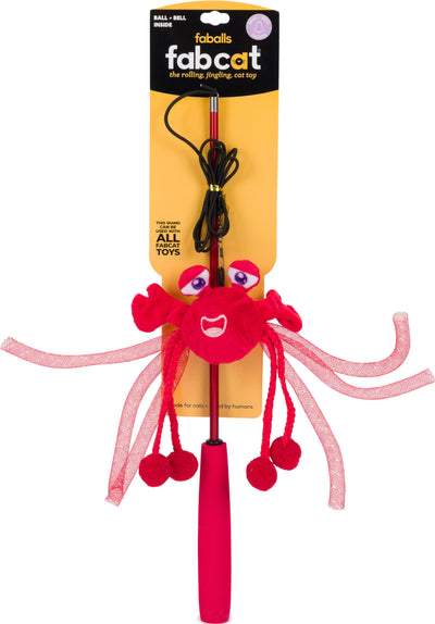 Fabcat Faball Crab Teaser For Cats