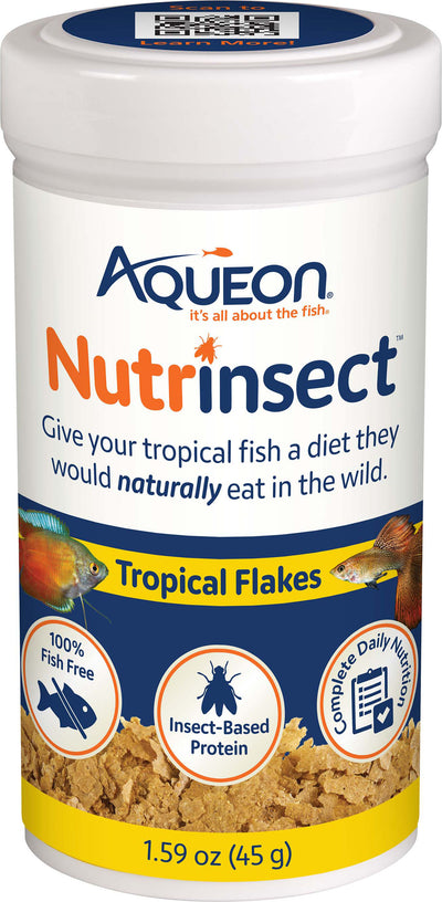 Aqueon Nutrinsect Tropical Flake Fish Food