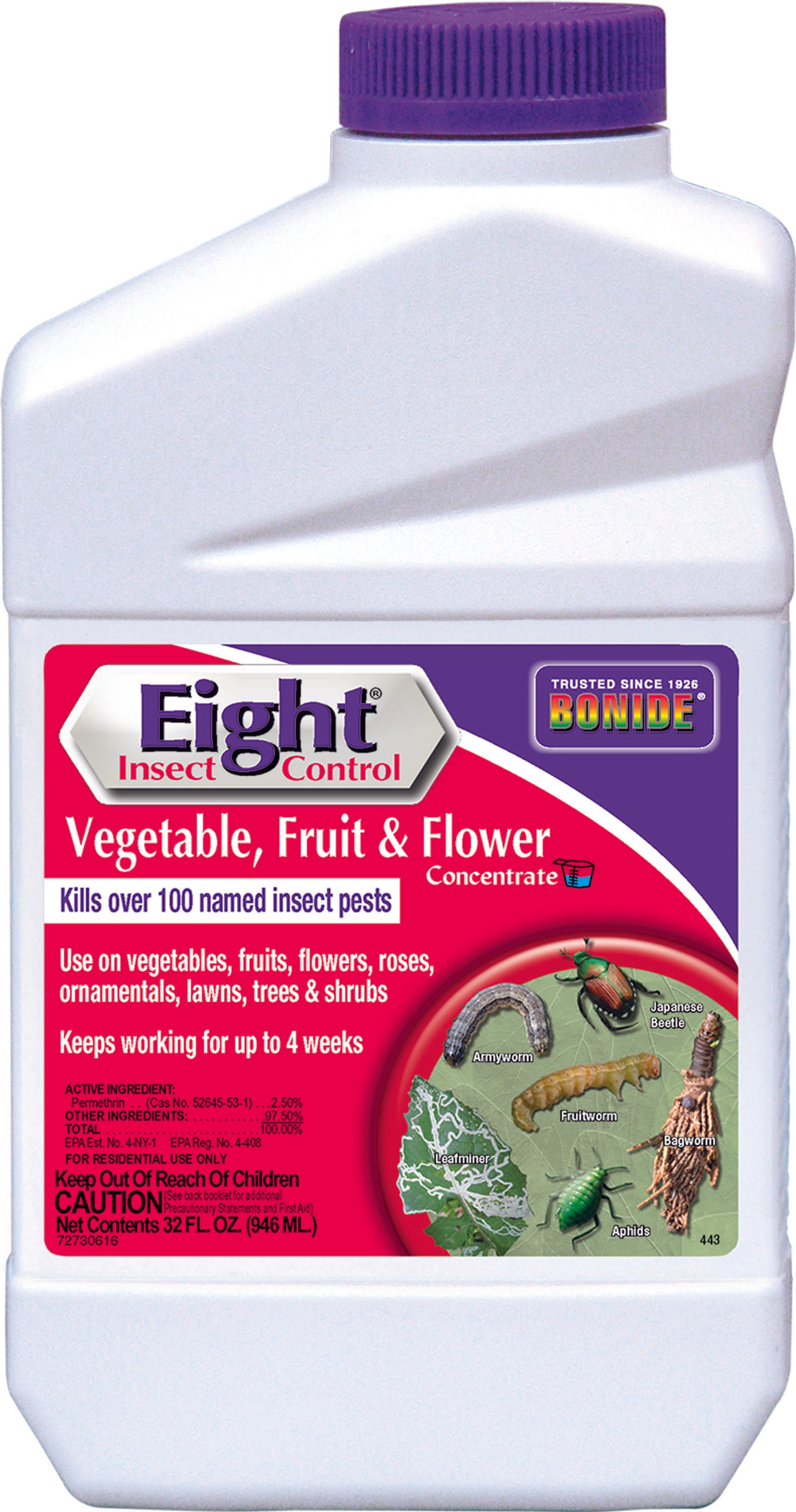 Eight Insect Control Vegetable Fruit & Flower Conc