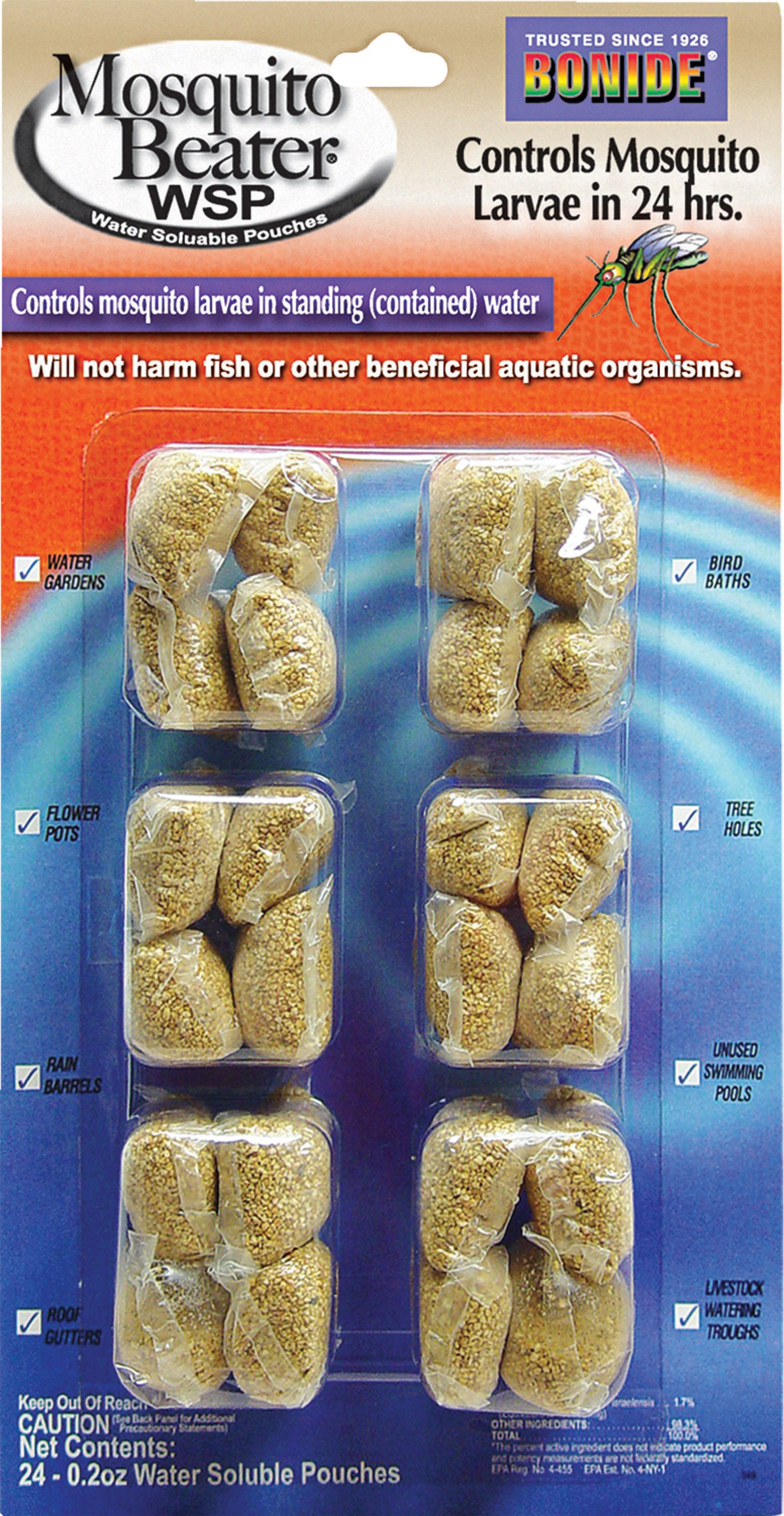Bonide Mosquito Beater Water Soluble Pouches