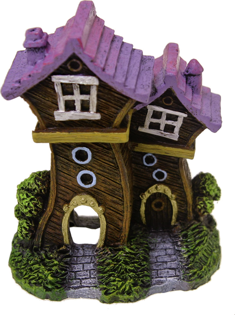 Exotic Environments Fun House Village Purple Roof
