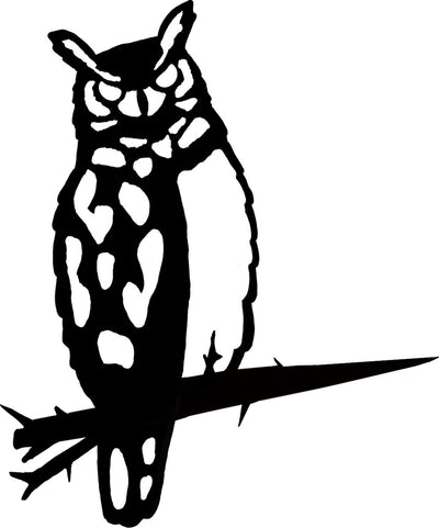Esschert Design Metal Owl Tree Silhouette