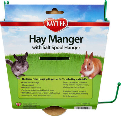 Kaytee Hay Manger Feeder W/Salt Hanger