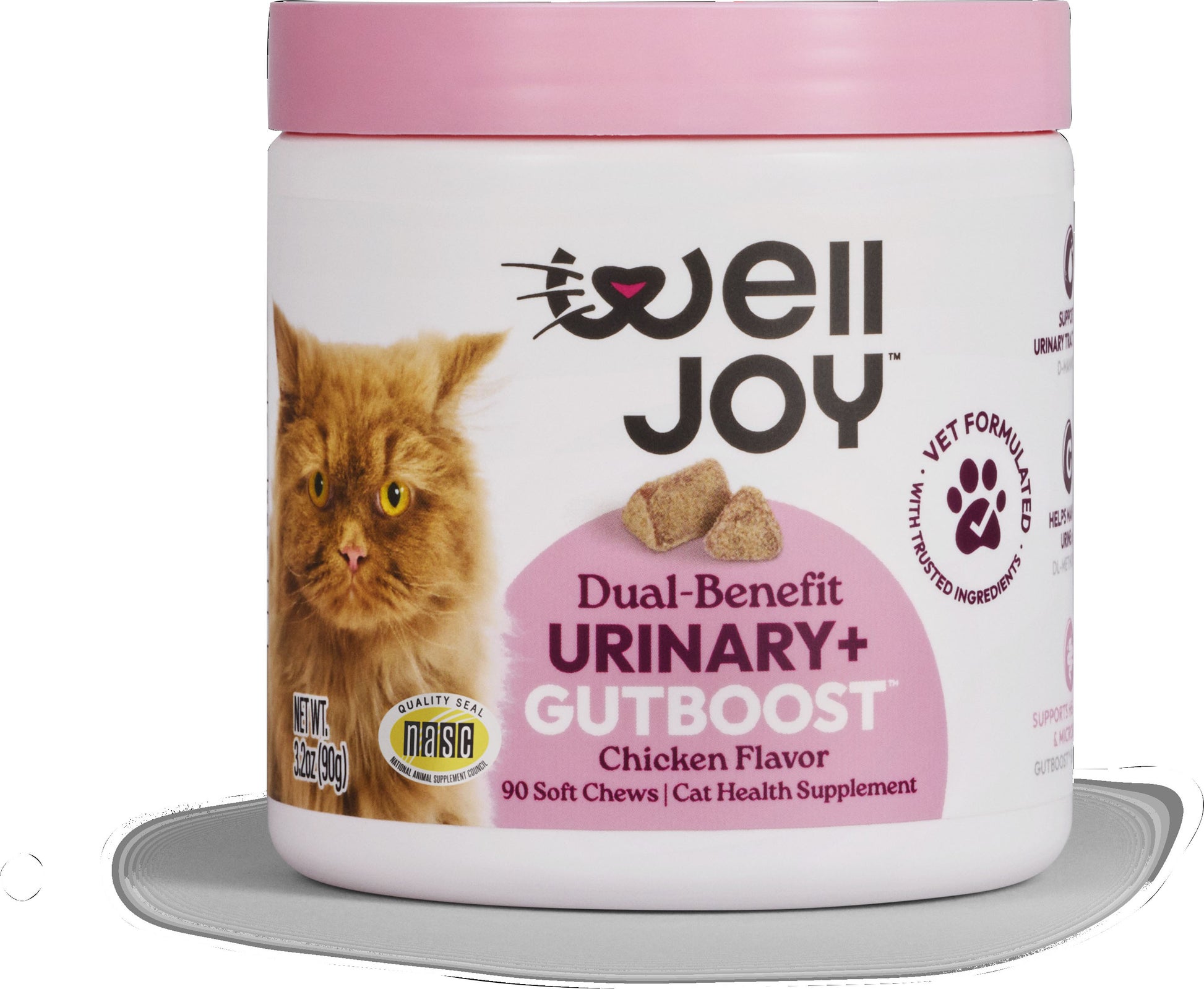 Welljoy Urinary + Gutboost Cat Supplement