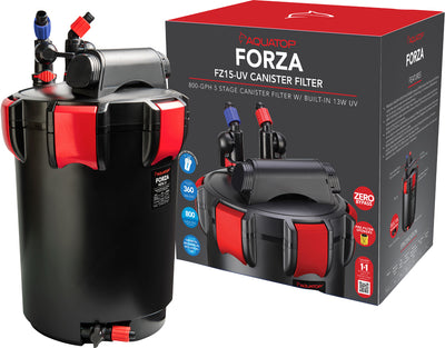 Forza Fz13 Uv Canister Filter W/13w Uv Sterilizer