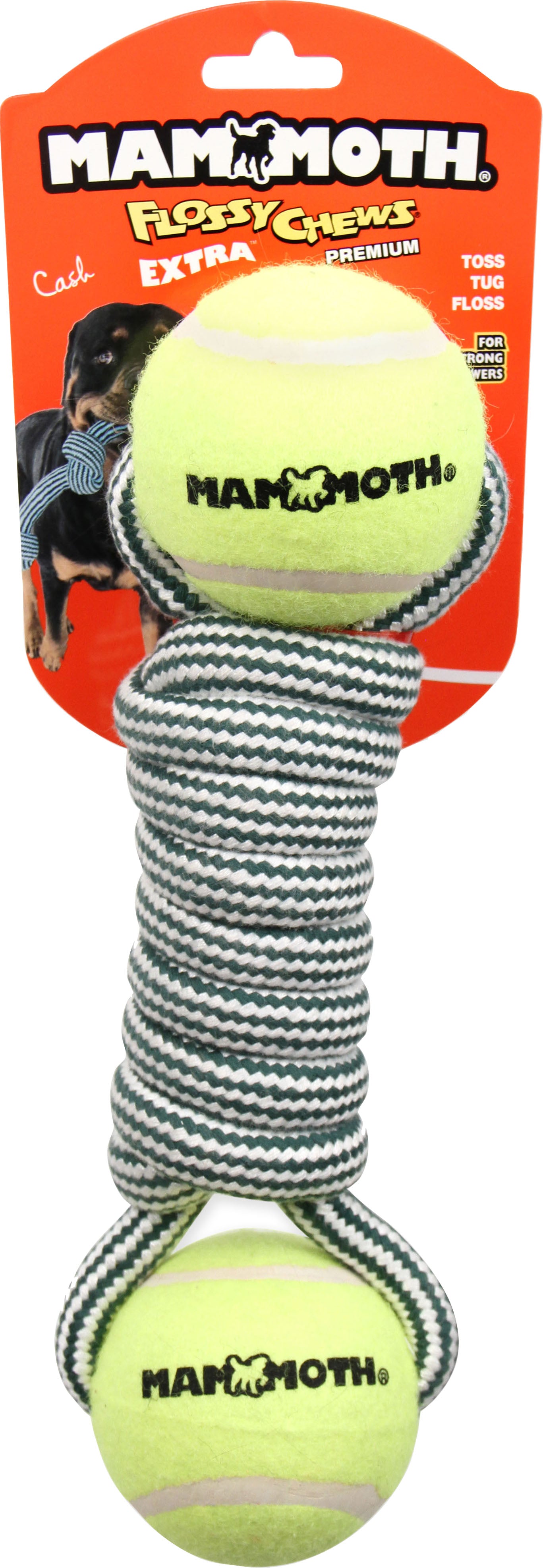 Mammoth Extra Twister Bone W/2 3in Balls