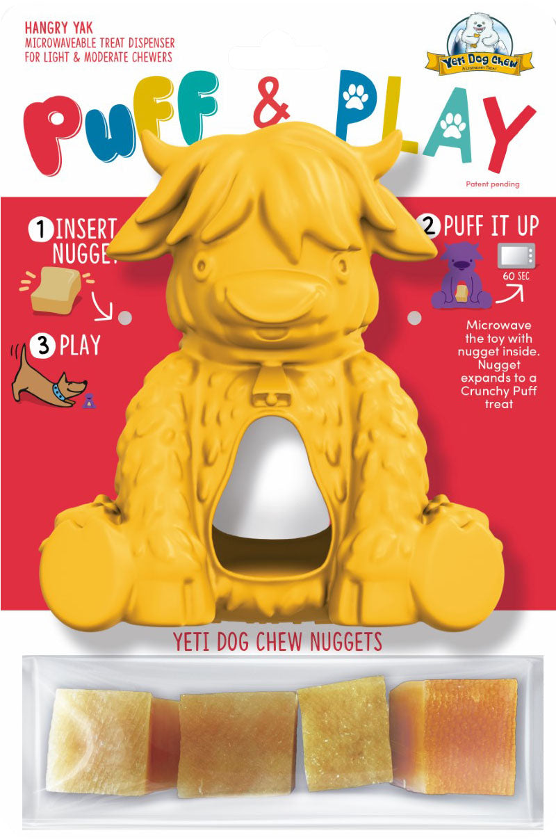 Yeti Pet Products Hangry Yak Puff & Play Dog Toy