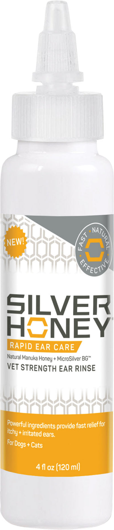Silver Honey Rapid Ear Care Vet Strength Ear Rinse