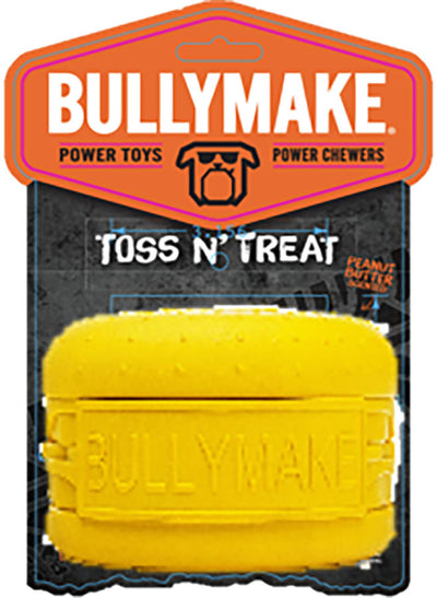 Bullymake Toss N' Treat Cheeseburger Rubber Toy