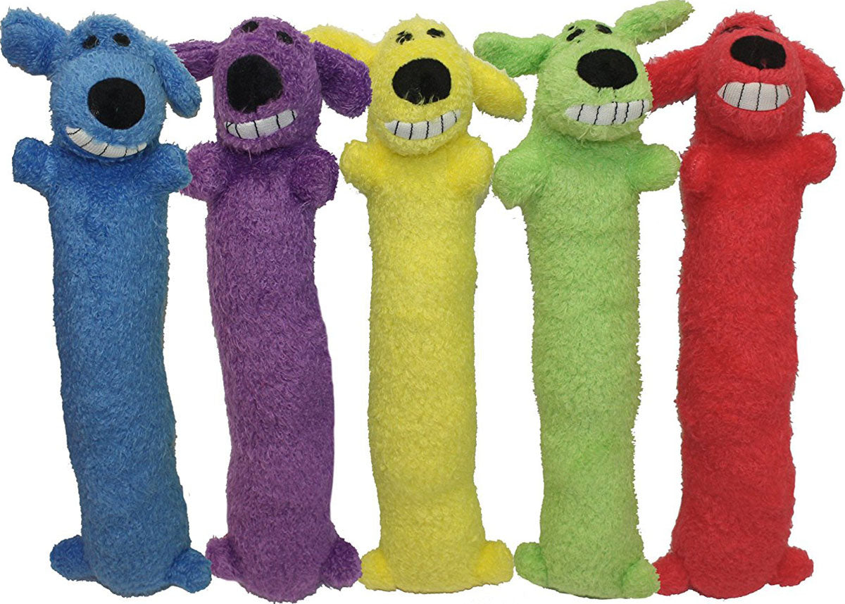 Multipet Loofa Dog Original W/Squeaker