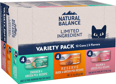 Nb Limited Ingredient Canned Cat Food Variety Pack