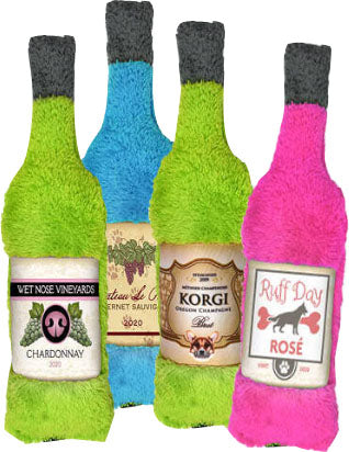 Cycle Dog Brewgear Assorted Wine Bottle Dog Toy