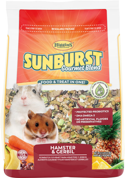 Sunburst Gourmet Blend Hamster & Gerbil