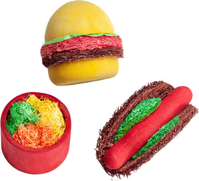 Nibbles Wood Loofah Summer Cookout Chew Toy