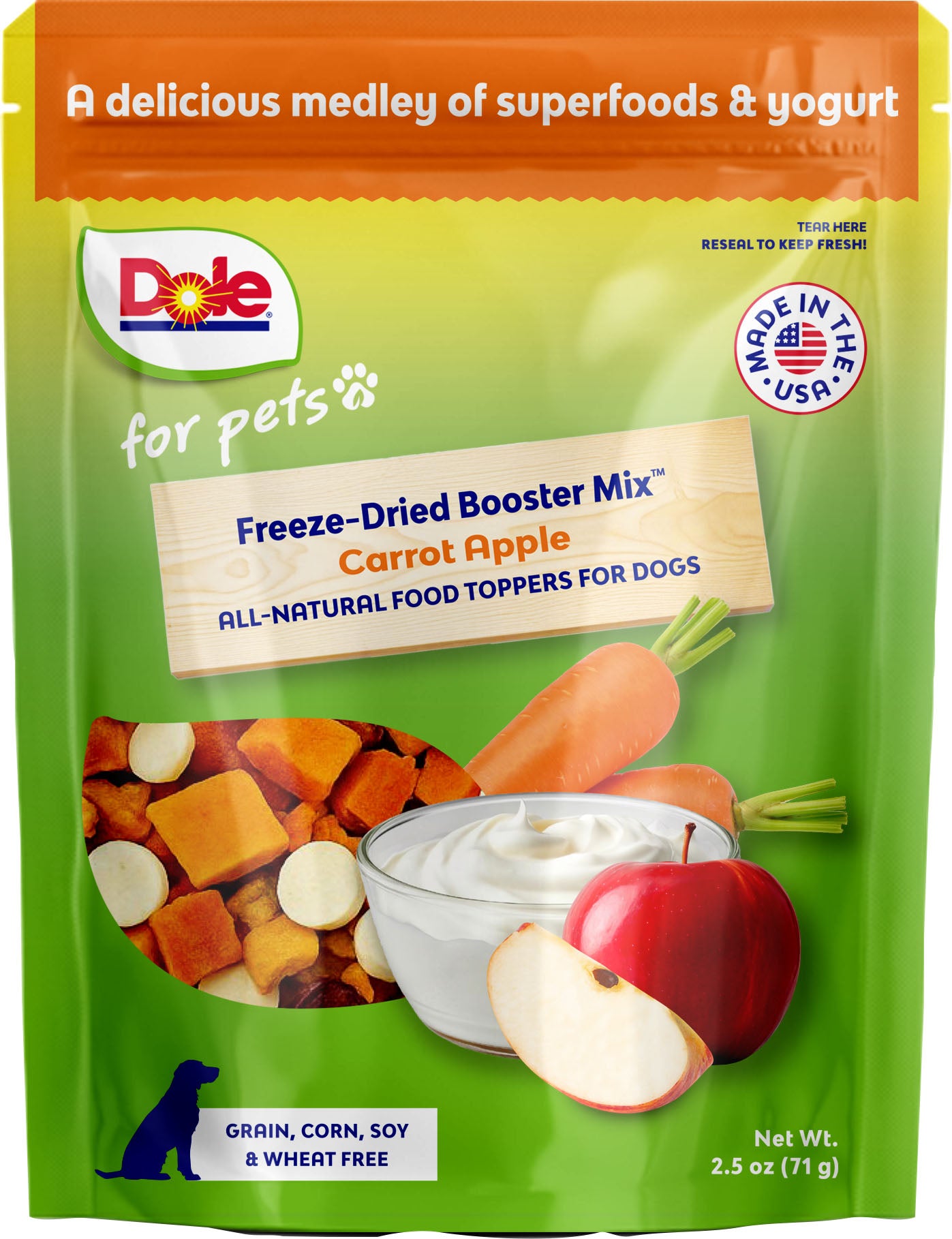 Dole Pet Yogurt Boosters With Probiotics