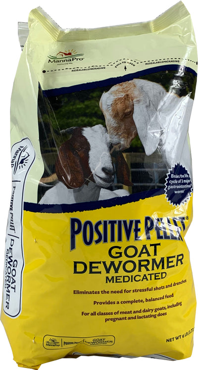 Positive Pellet Medicated Goat Dewormer