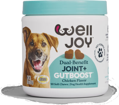 Welljoy Joint + Gutboost Dog Supplement
