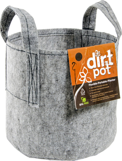 Hydrofarm Dirt Pot Flexible Planter W/Handles