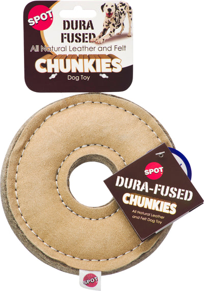 Spot Dura-Fused Leather Chunky Ring