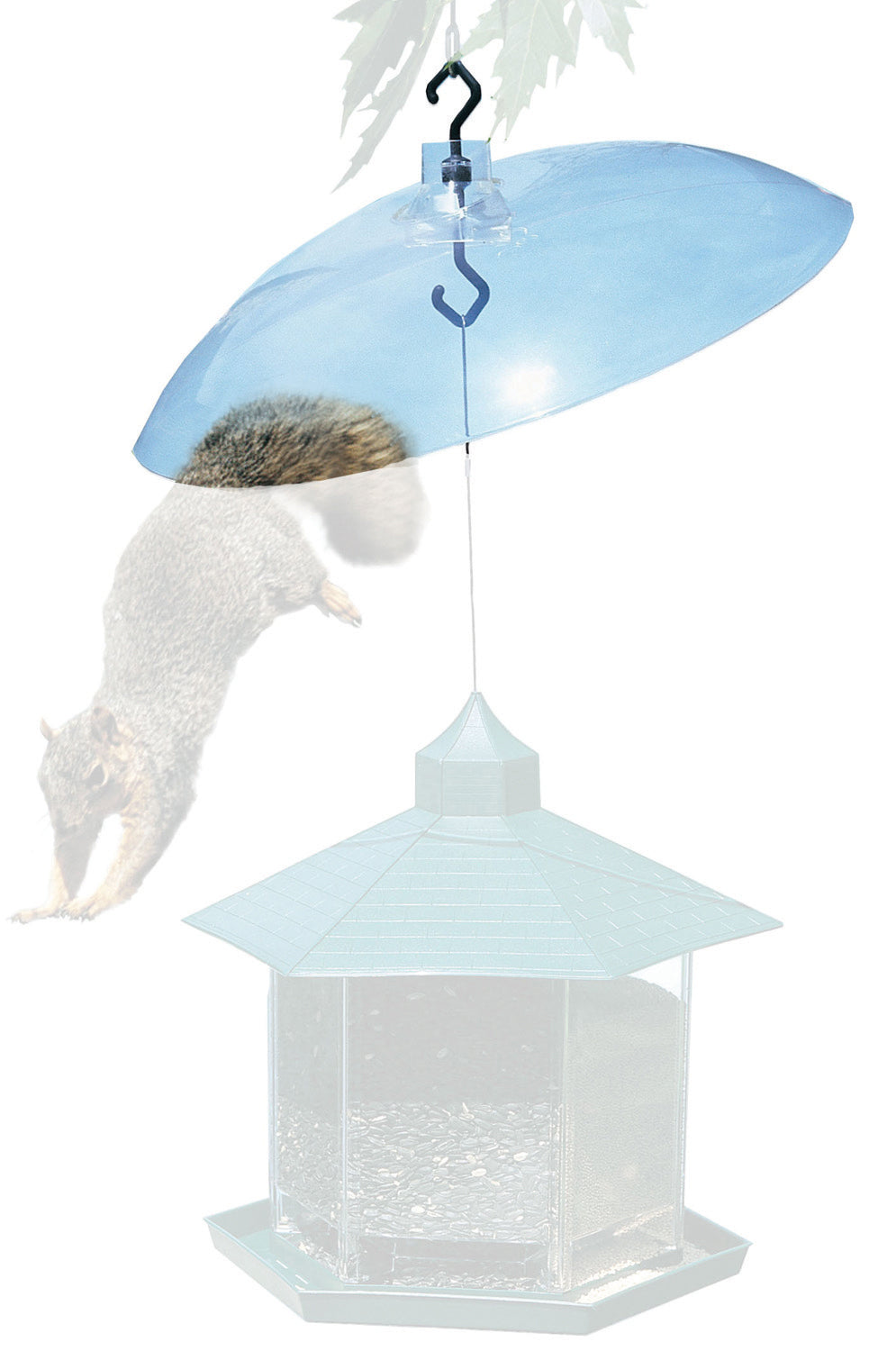 Transparent Squirrel Baffler